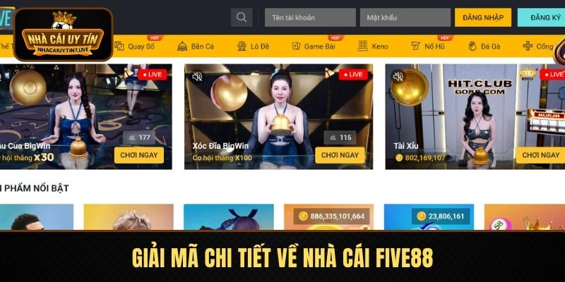 Giải mã chi tiết về nhà cái FIVE88