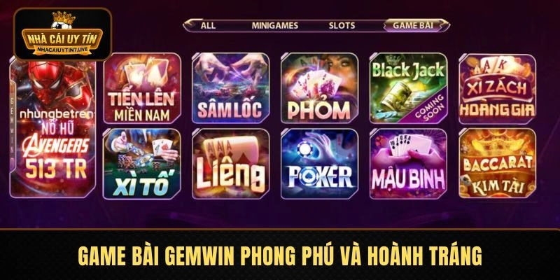 Game bài siêu cấp hoành tráng và thú vị